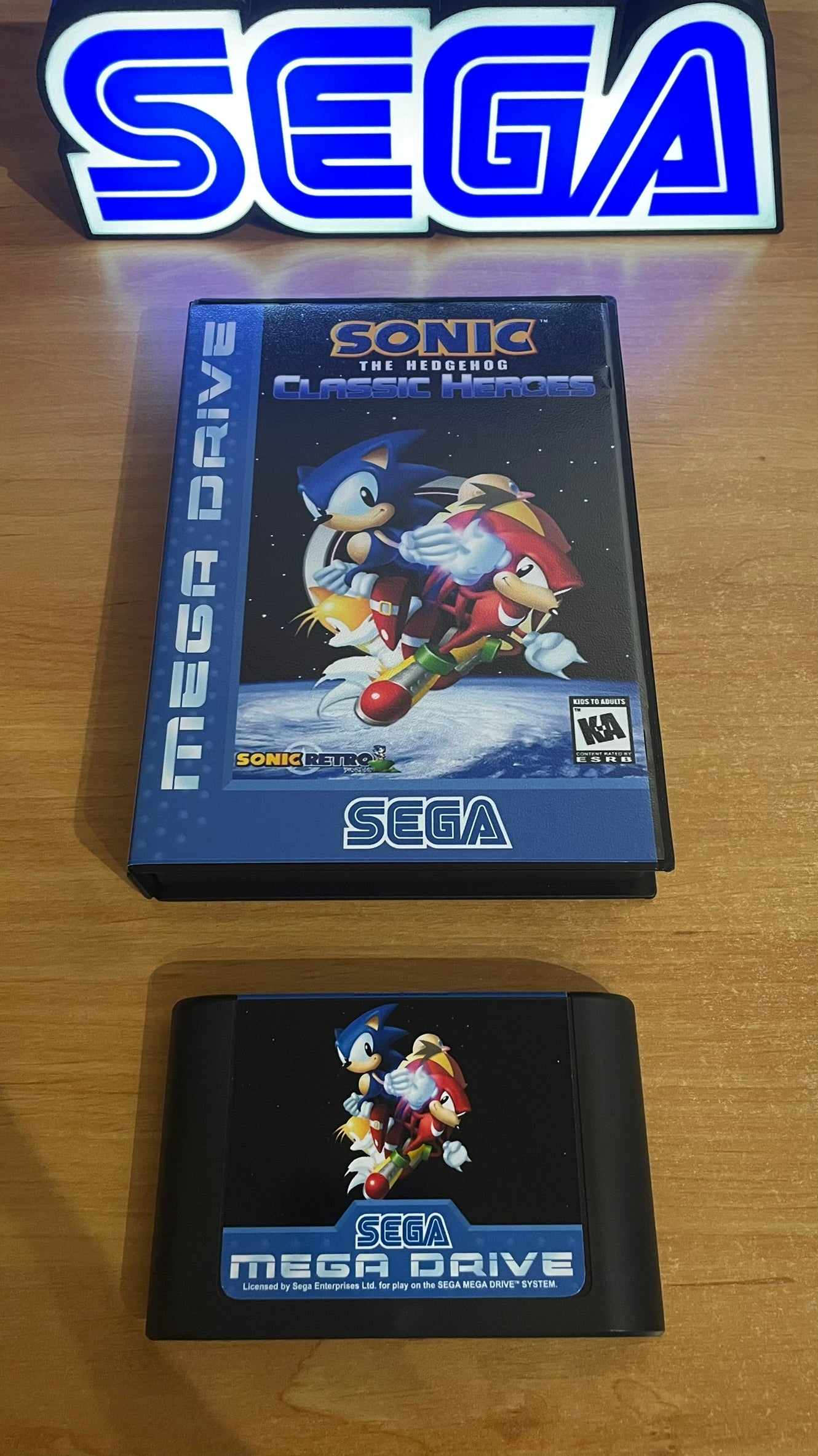 Sega Megadrive - Sonic Classic Heroes (Reproduction)