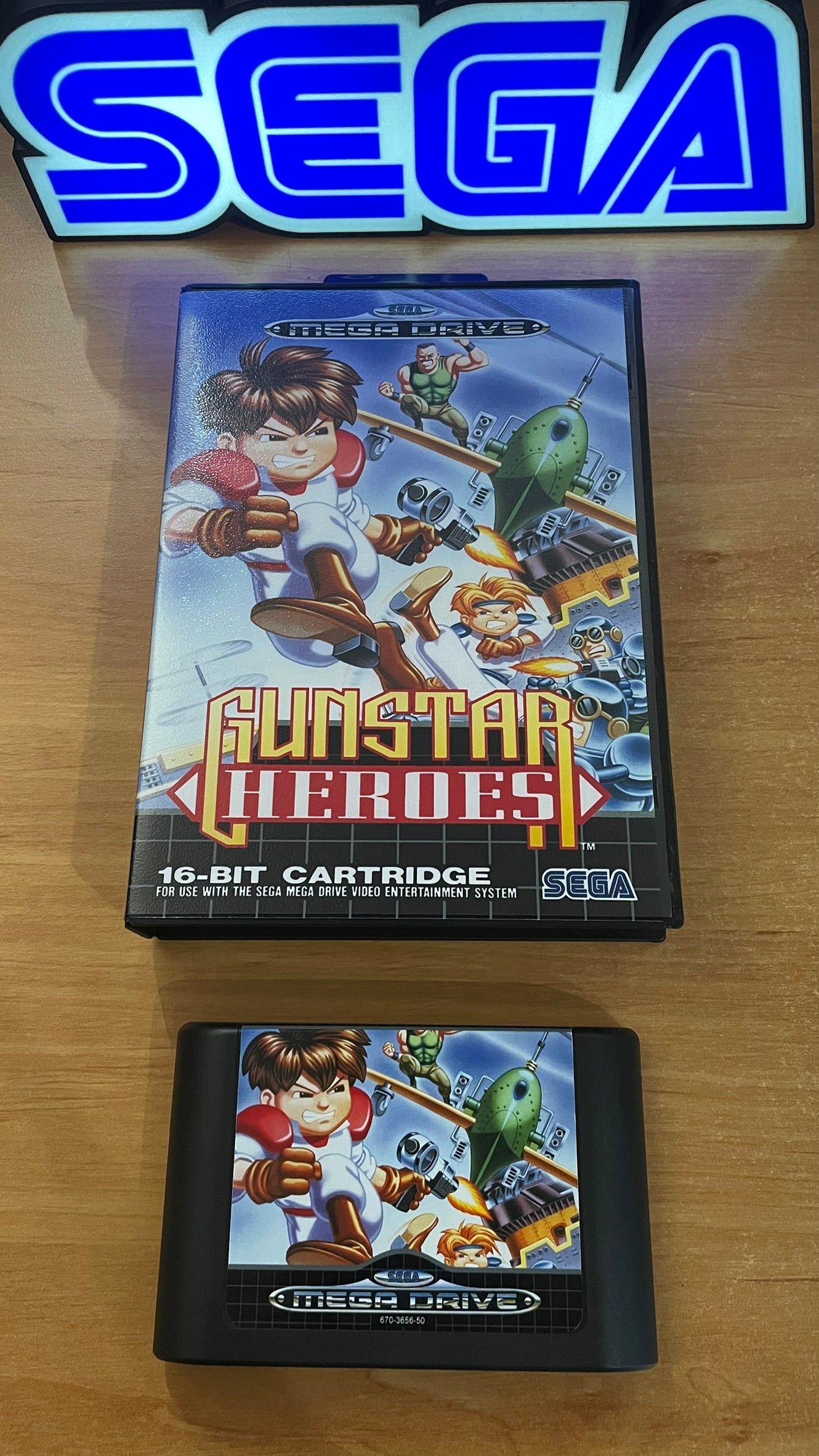 Sega Megadrive - Gunstar Heroes (Reproduction)