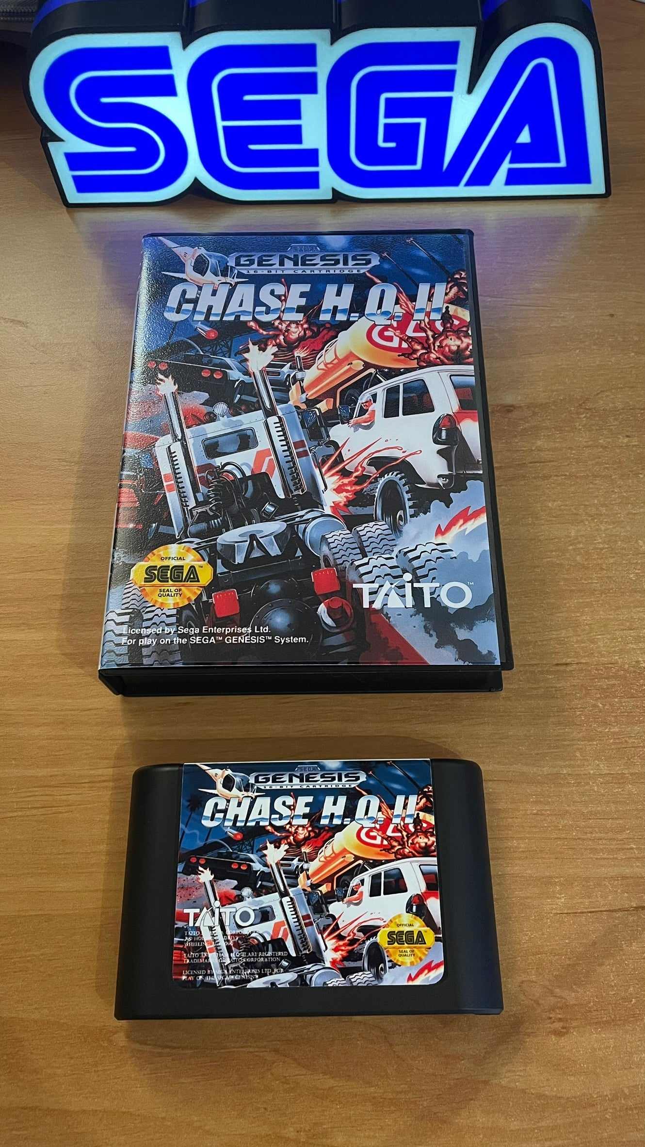 Sega Megadrive - Chase HQ II (Reproduction)