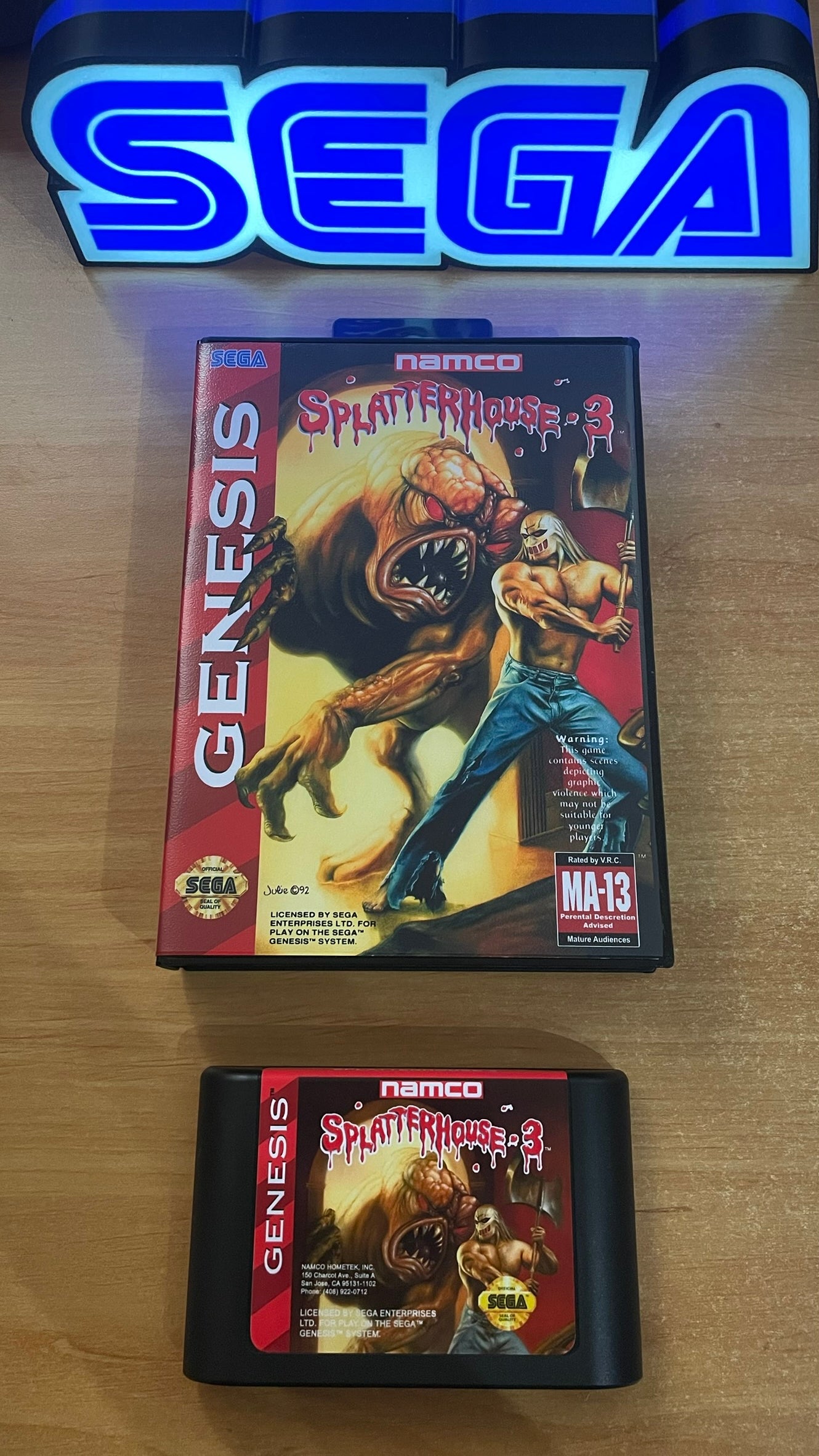 Sega Megadrive - Splatterhouse 3 (Reproduction)