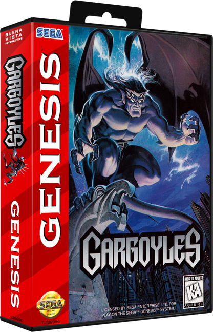 Sega MegaDrive - Gargoyles (Reproduction)