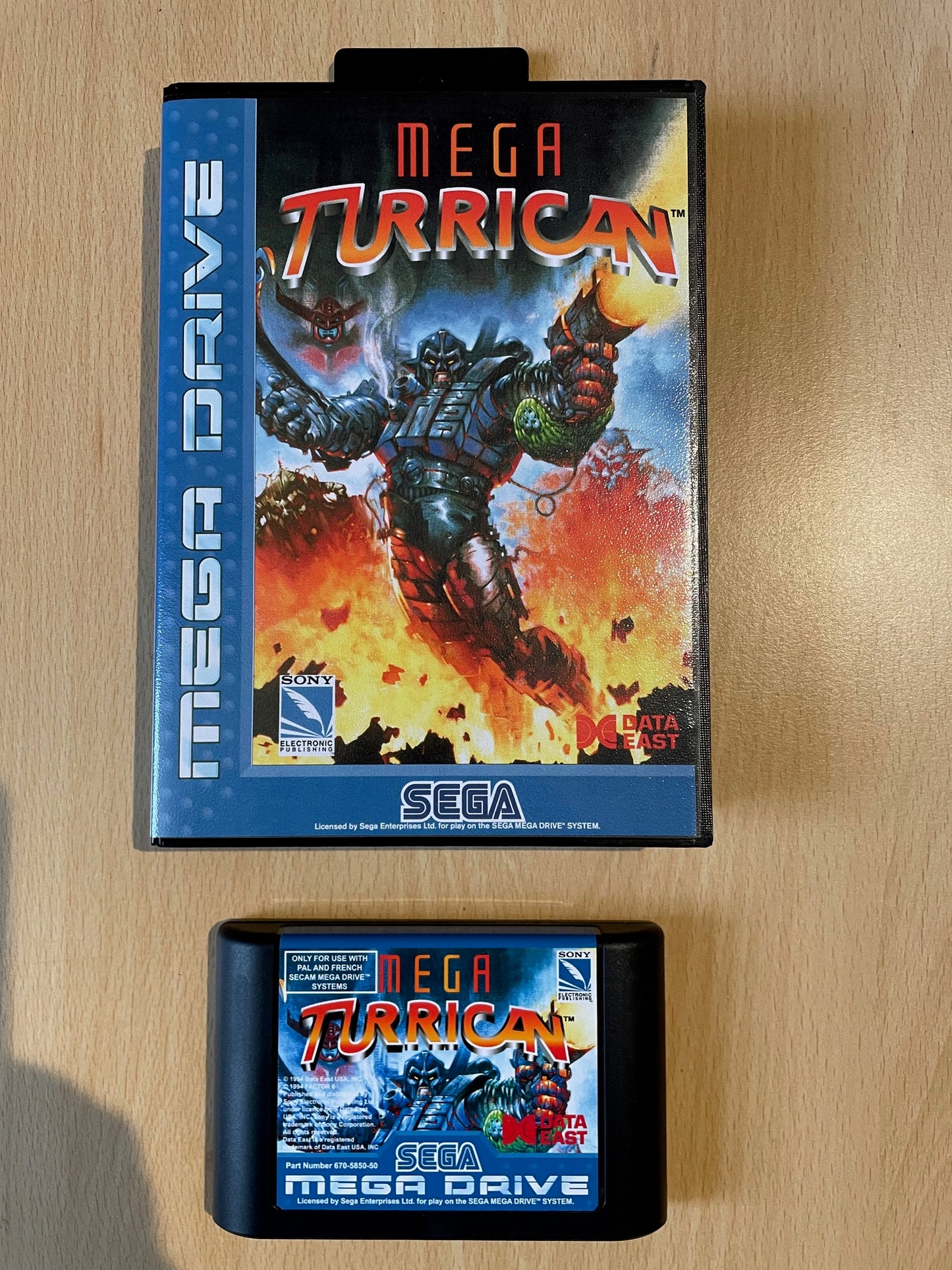 Sega Megadrive - Mega turrican (Reproduction)