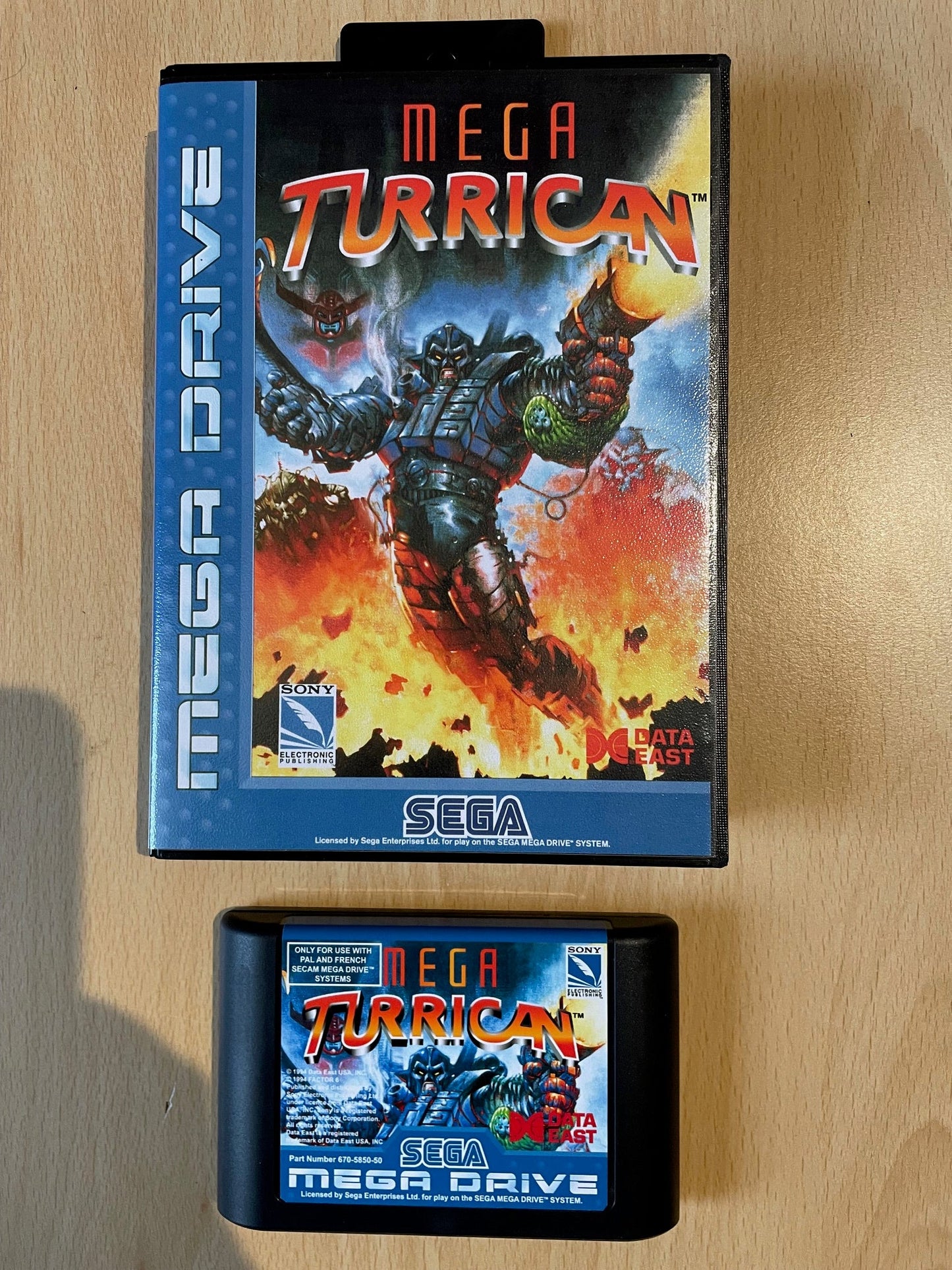 Sega Megadrive - Mega turrican (Reproduction)