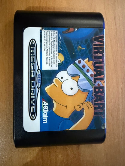 Sega Megadrive - Virtual Bart (Reproduction)