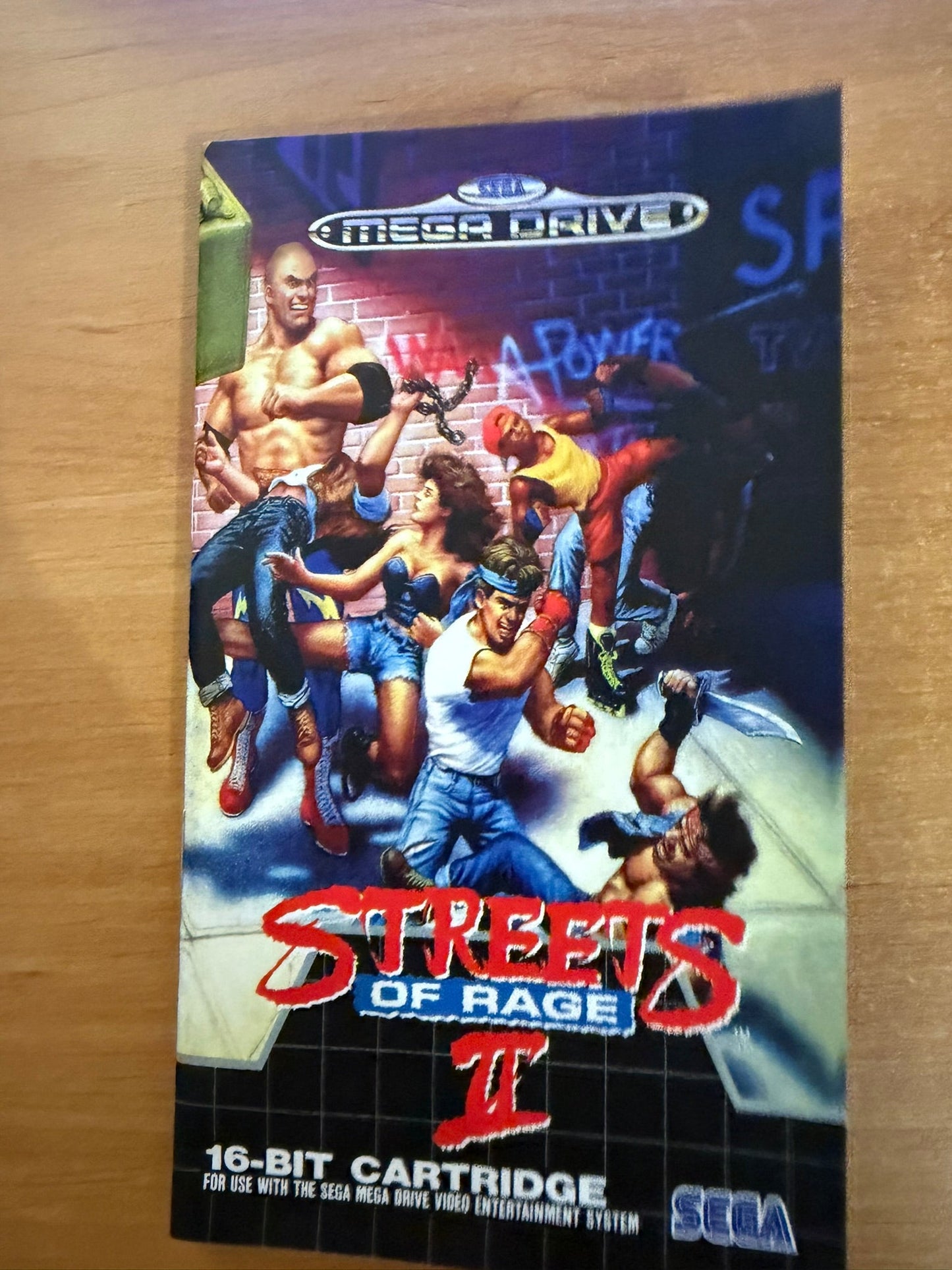 Sega megadrive - Streets Of Rage 2 - complet (reproduction)