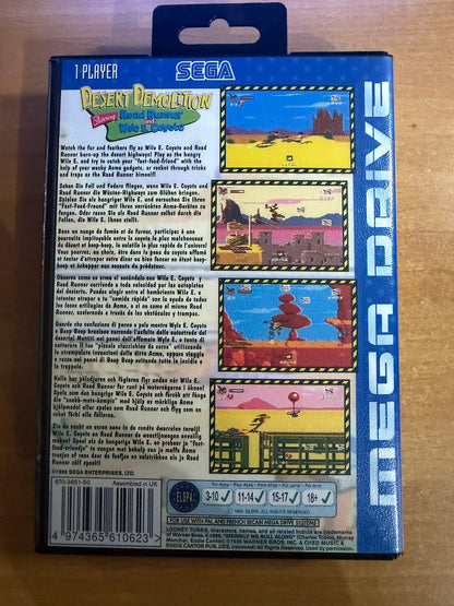 Sega Megadrive - Desert Demolition (Reproduction)