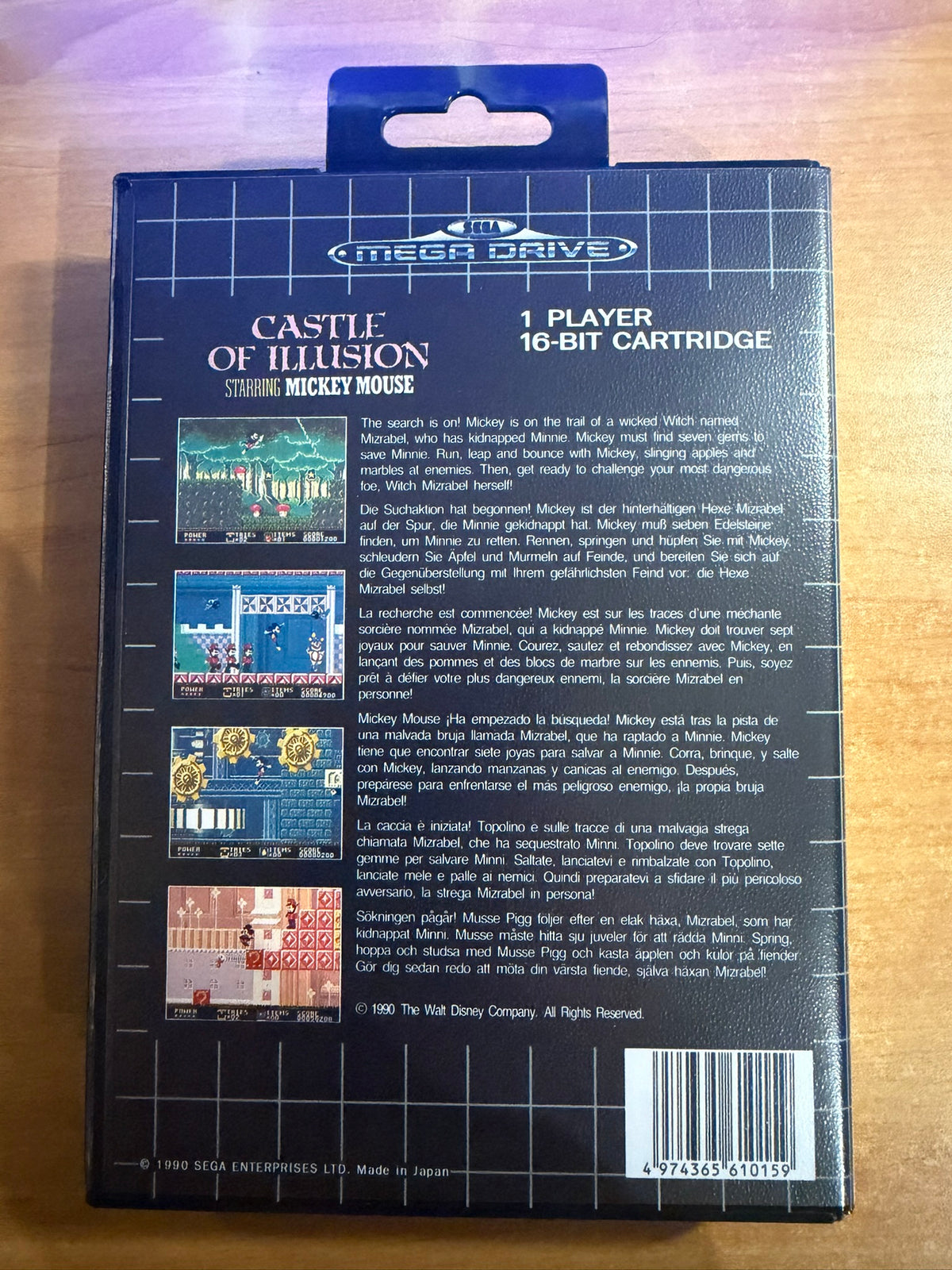 Sega MegaDrive - Castle of Illusion (Reproduction)