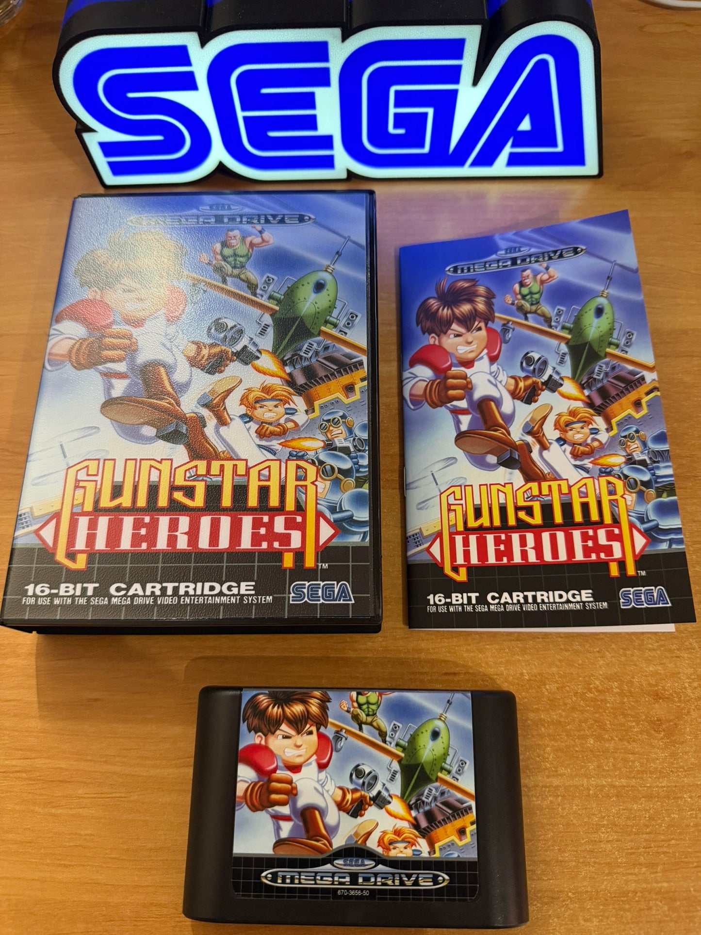 Sega Megadrive - Gunstar Heroes - Complet (Reproduction)