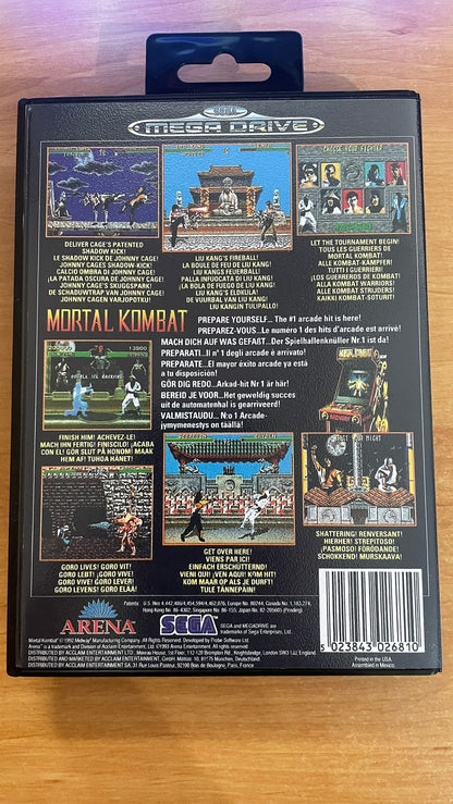 Sega Megadrive - Mortal Kombat (Reproduction)