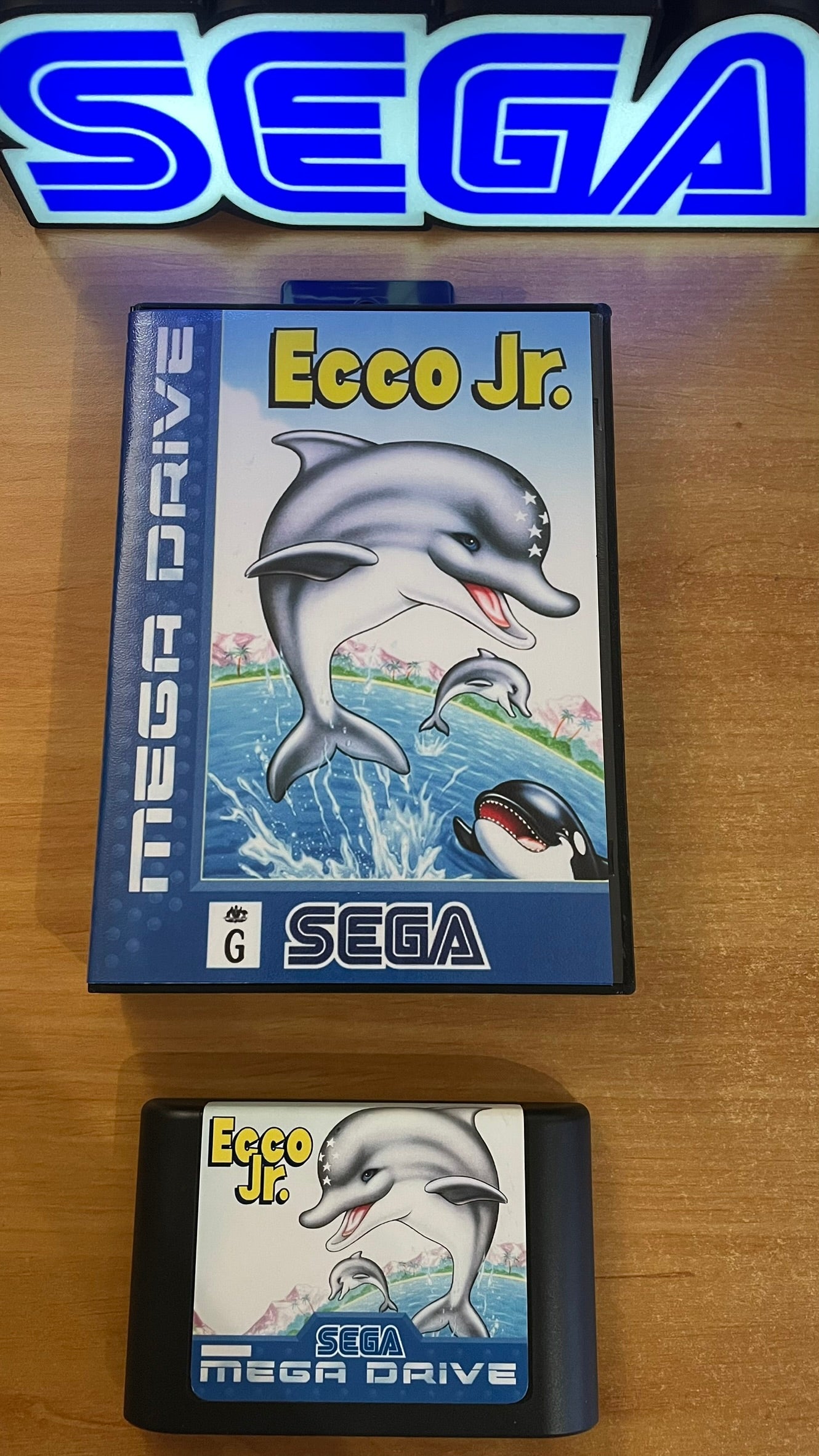 Sega Megadrive - Ecco Jr.  (Reproduction)
