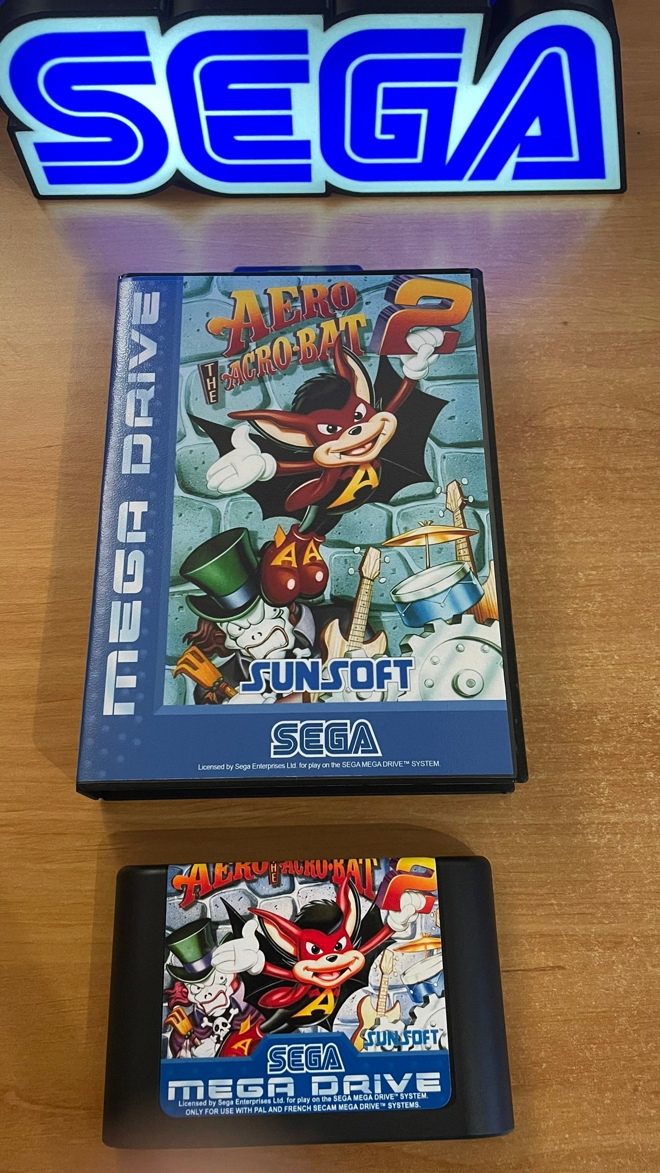 Sega MegaDrive - Aero the Acro-Bat 2 (Reproduction)
