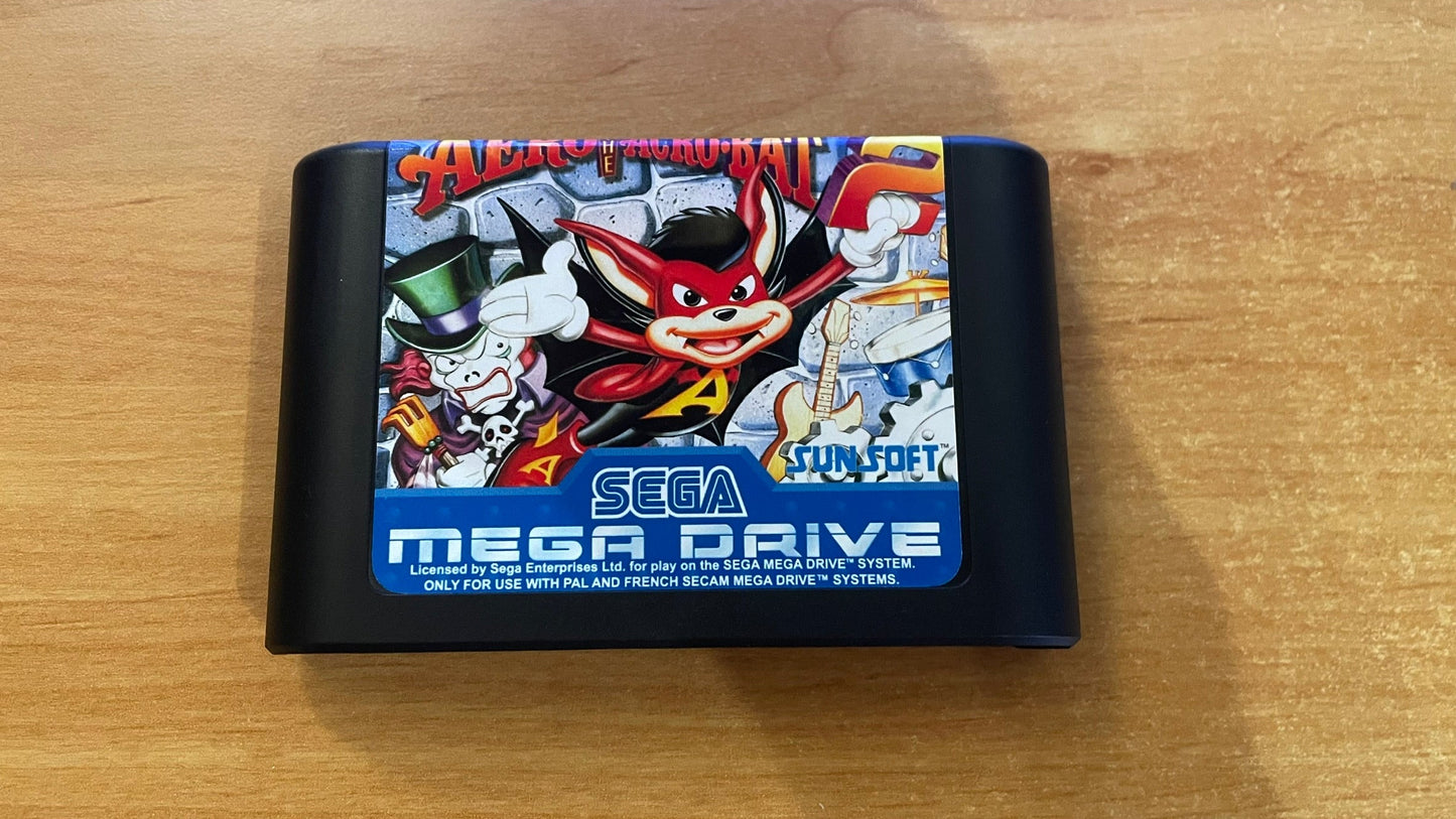 Sega MegaDrive - Aero the Acro-Bat 2 (Reproduction)