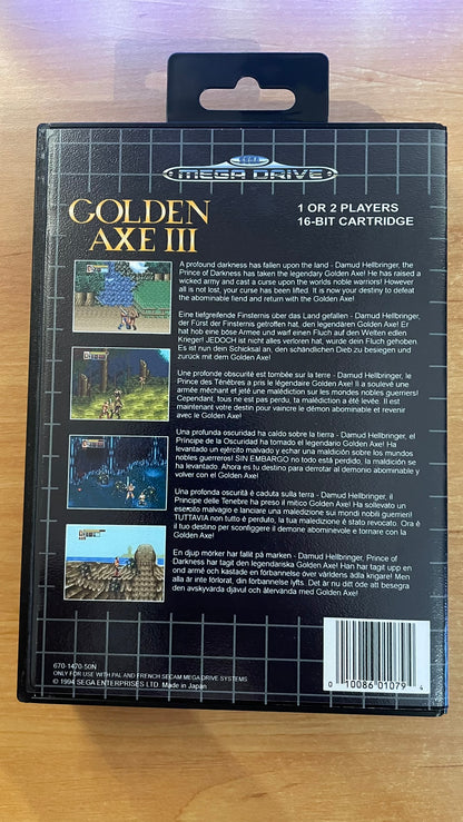 Sega Megadrive - Golden Axe 3 (Reproduction)