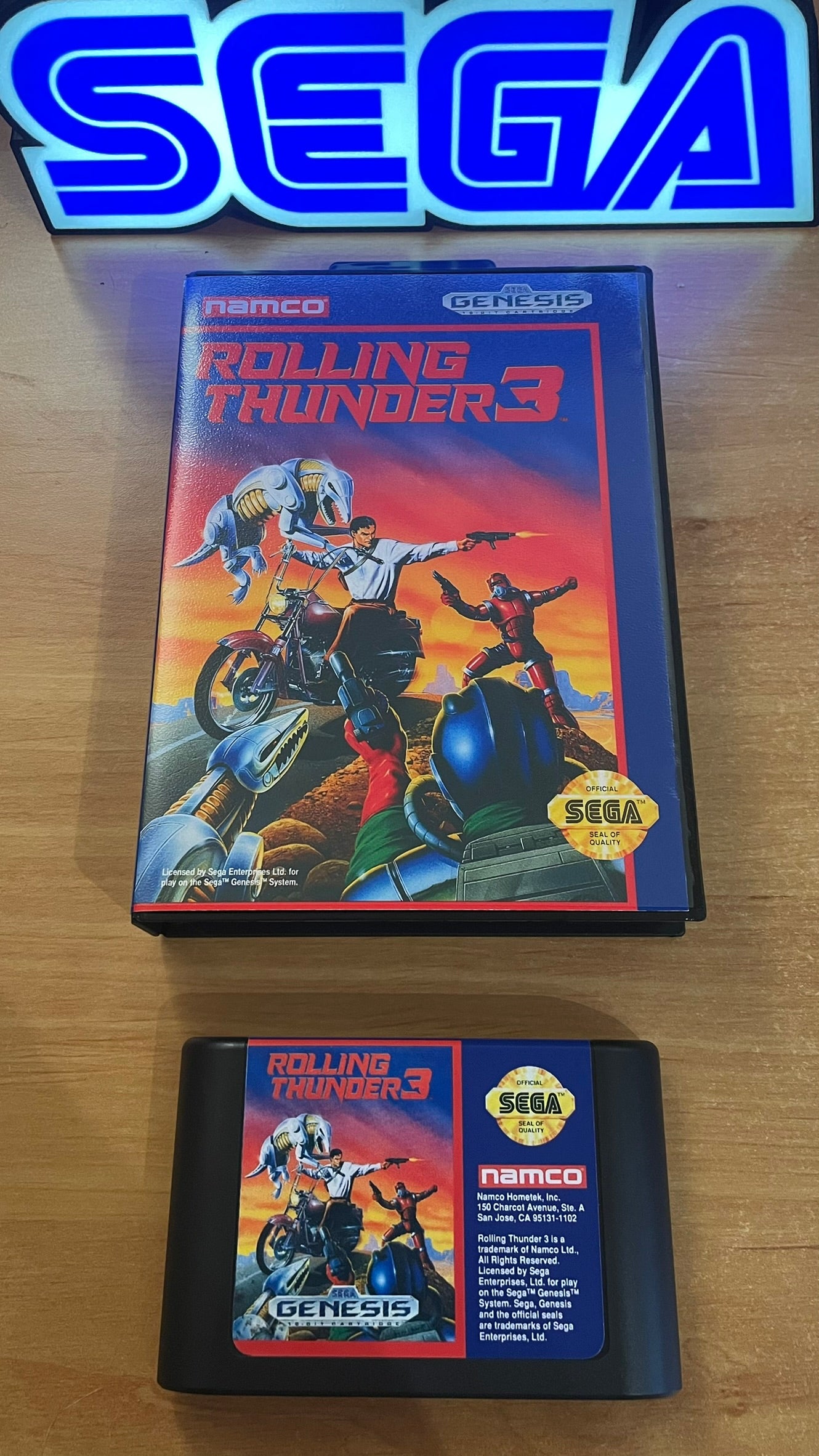 Sega Megadrive - Rolling Thunder 3 (Reproduction)