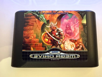 Sega Megadrive - D&D Warriors of the Eternal Sun (Reproduction)