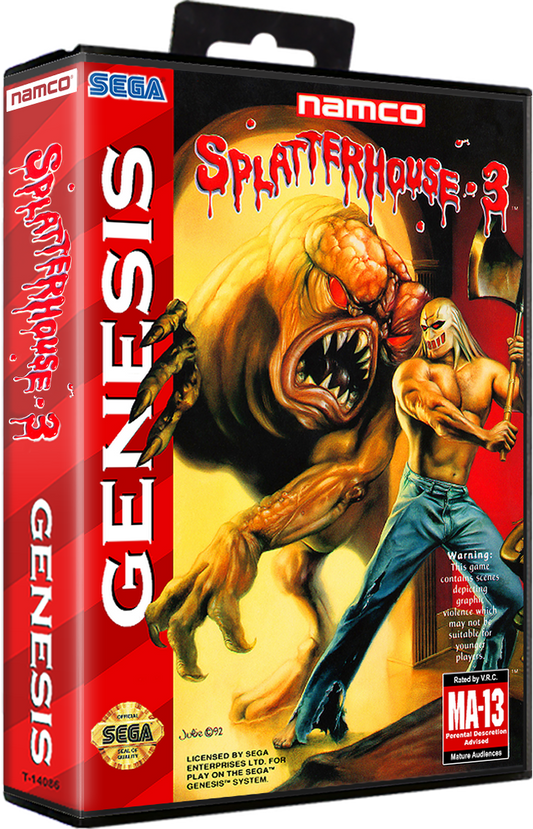 Sega Megadrive - Splatterhouse 3  (Reproduction)