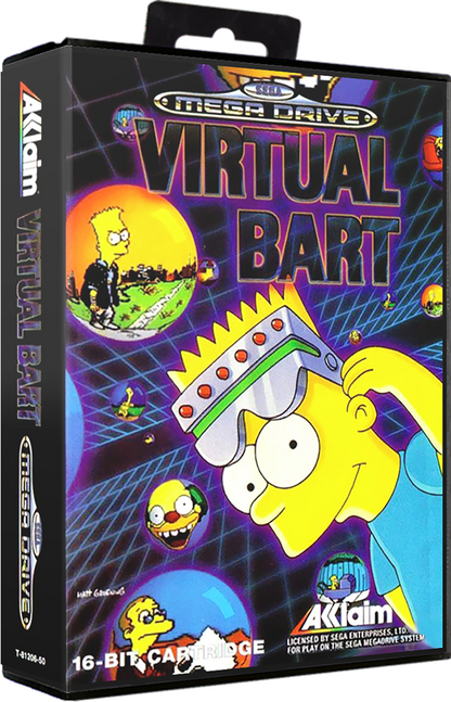 Sega Megadrive - Virtual Bart (Reproduction)