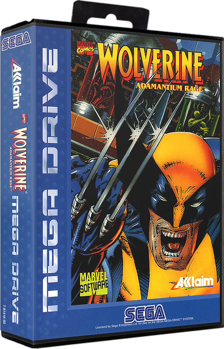 Sega Megadrive - Wolverine Adamantium (Reproduction)