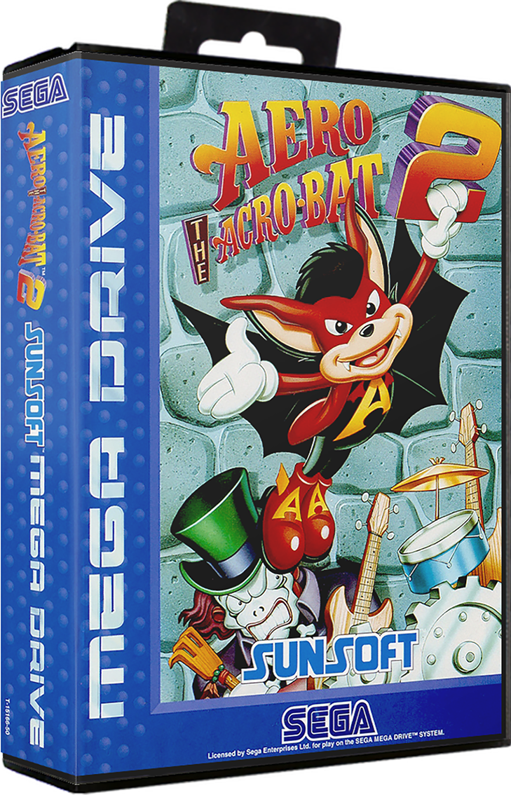 Sega MegaDrive - Aero the Acro-Bat 2 (Reproduction)