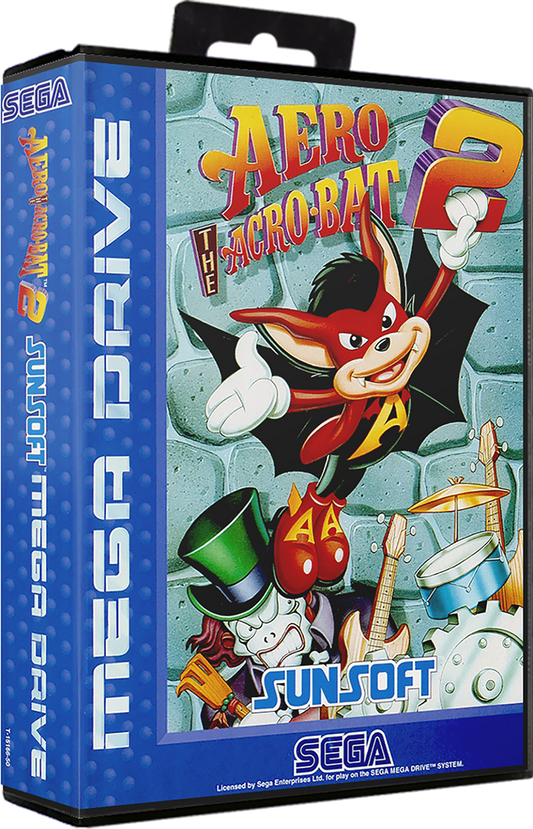 Sega MegaDrive - Aero the Acro-Bat 2 (Reproduction)