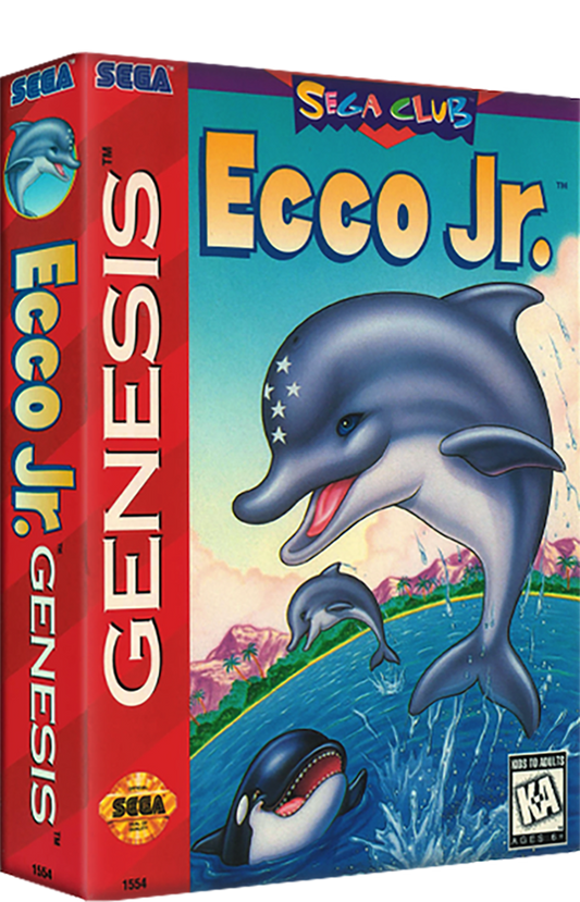 Sega Megadrive - Ecco Jr.  (Reproduction)