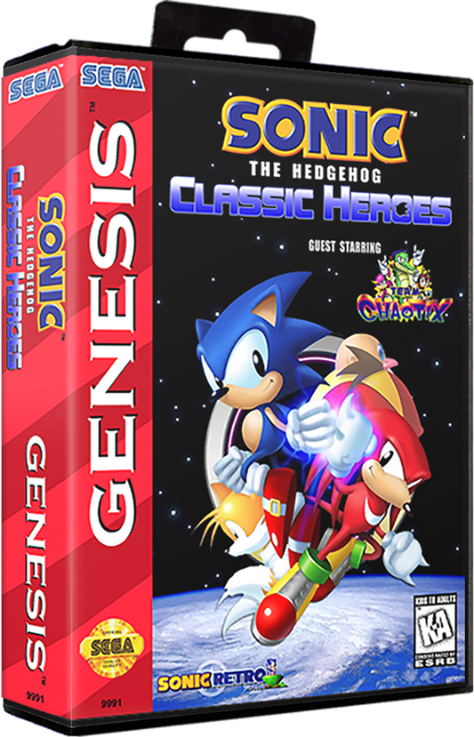 Sega Megadrive - Sonic Classic Heroes   (Reproduction)